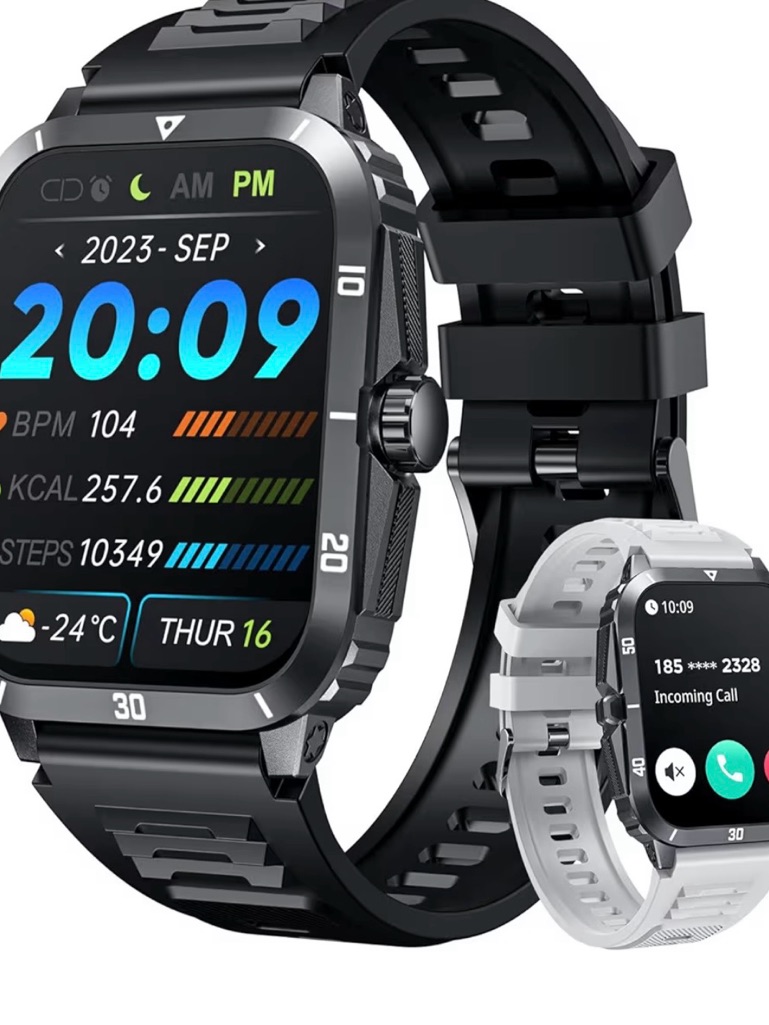 Black Smartwatch With Fitness Tracking  Brand